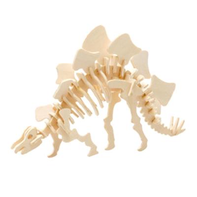 Wooden Dinosaur 3D Puzzle Robot Toy Top Gift for Kids Educational Gifts