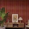 3D Retro Imitation Grille Wood Grain Wallpaper Living Room Background Wall Restaurant PVC Personalized Wallpaper