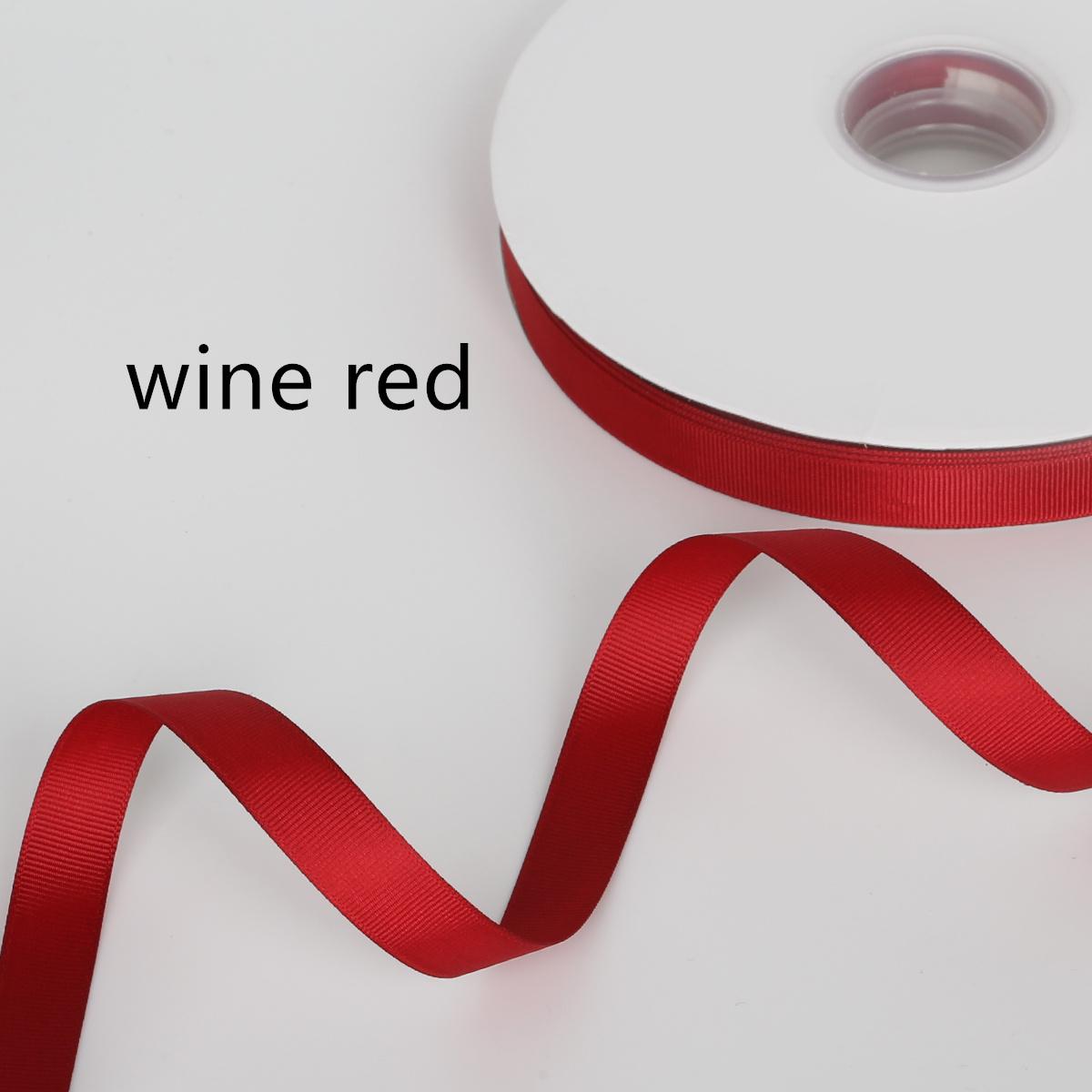 

Корсажная лента для декора и заворачивания подарков на Рождество 10MM вино красного