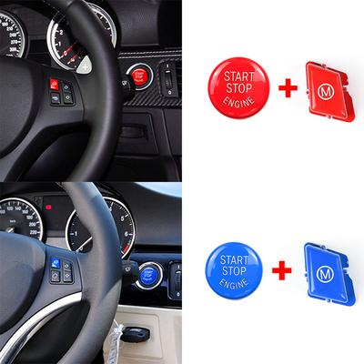 Auto Start Stop Motorzündungs-Druckknopfring mit Lenkrad-M-Tastenabdeckung für BMW 3er E90 E92 E93 M3 2007-2013