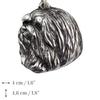 Havanese, Havanese Cuban Bichon, Bichón Havanés - Necklace with Dog, Silver-plated Pendant for Dog Fan, Unique Jewelry by Art-Dog Brand