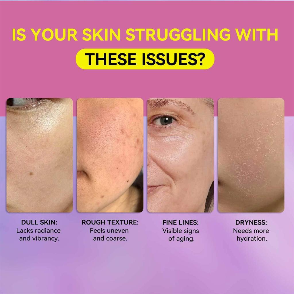 Glycolic Serum Facial Serum, Improve Acne, Complexion, Skin Texture Moisturizing Serum,30ML