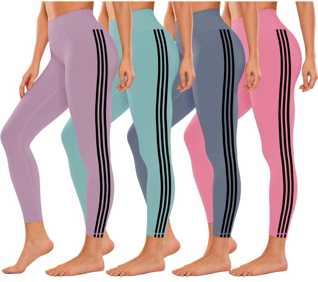 Women’s High-Waist Solid Color Yoga and Fitness Pants