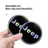 2PCS Luminous Non-slip Car Cup Coaster for Jeep Renegade Grand Cherokee Patriot Wrangler Auto Interior Water Cup Mat Accessories