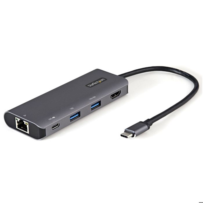 Hub USB - Startech - DKT31CHPDL - 3 Ports - Couleur Noir - Ethernet RJ-45