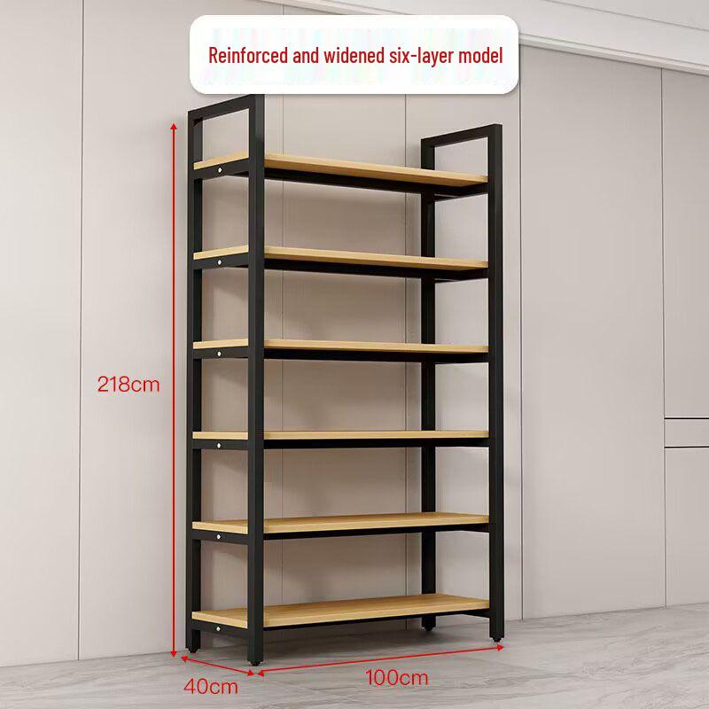 Multilayer Floor Standing Bookshelf and Storage Rack