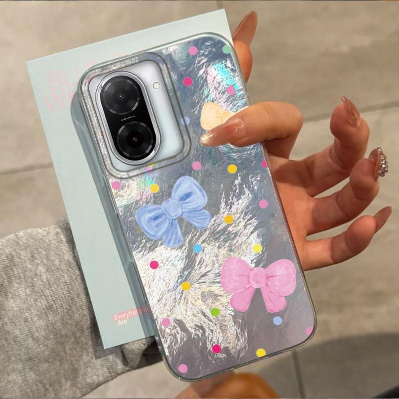 Cute Colorful Bow Heart Girls Case For Xiaomi Redmi Note 14 Pro 14C 13C 10 9A 9C 13 12 11 10S 9 8 Plus A5 A4 A3 A2 A1 Cover