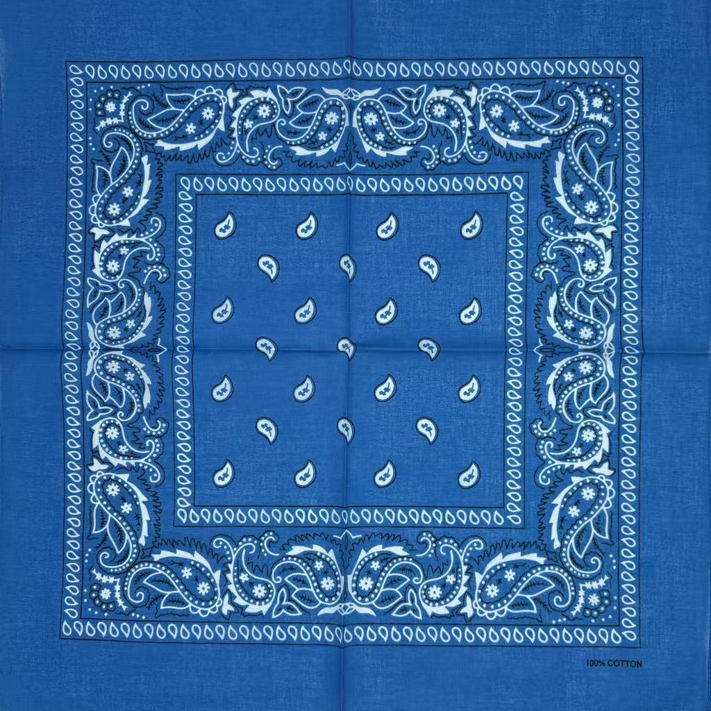 Cotton Paisley Headscarf and Cycling Mask