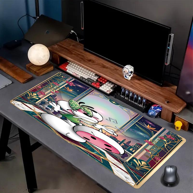 Diddl Druck Mauspadd, Anti-Rutsch Schreibtisch Tastaturmatte, für PC Laptop Gaming Arbeiten Tägliche Nutzung, Coole Festival Überraschungsgeschenk