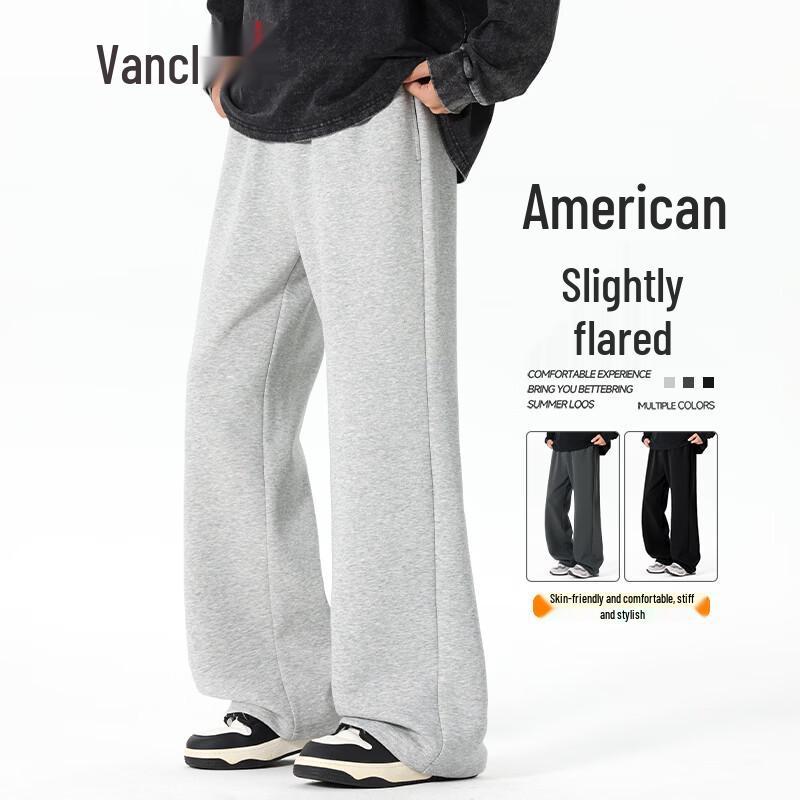 VANCL Men s Heavyweight American Micro-Flared Casual Sweatpants L