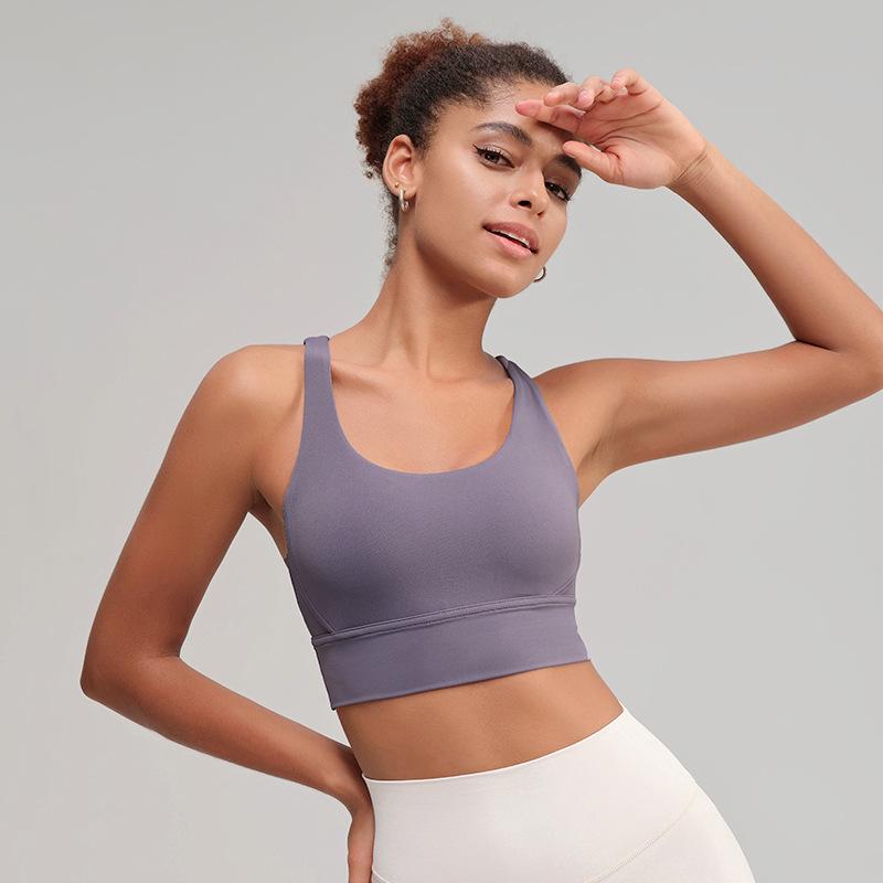 Women's High-Intensity Yoga Sports Bra: Crossback, Shockproof, Anti-Sag, Fitness Vest