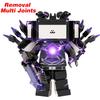Nouvelles Figurines d'Action Multi-Articulées Skibidi Toileted TVman Blocs de Construction Modèle TVman Speakerman Cameraman Jouets pour Cadeau d'Enfant
