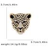 Rhinestone Leopard Brooches for Women Unisex Animal Pins Event Party Backpack Decoration Clothes Accessories