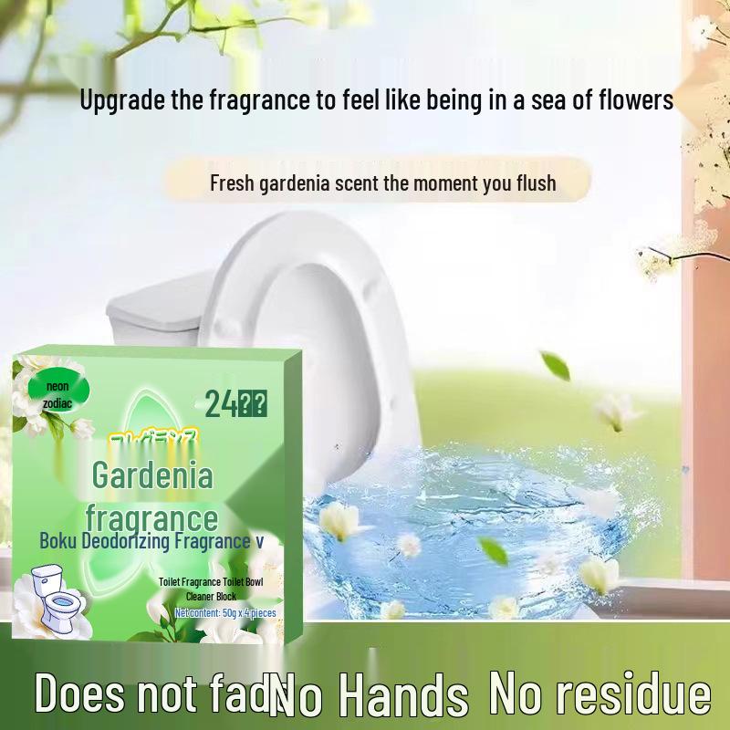 Ling Detergente per WC a Bolle Blu - Fragranza Intensa, Potente Anticalcare, Profumo Fresco, Rimuovi Odori.