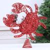 Christmas creativity, Christmas tree top decoration, red crabs, tree top stars, Christmas tree decorations, ornaments