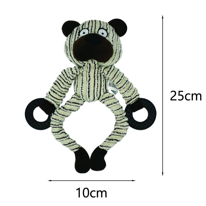 Dyr Form Kjæledyr Hund Kosedyr for Små Hunder Plysj Knirkende Valp Katt Tygeleke Yorkshire Terrier mascotas perros accesorios