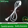 Flat Plug Two-Core Power Cord with Switch for Disinfection Lamp, Desk Lamp, Fan, and Lighting