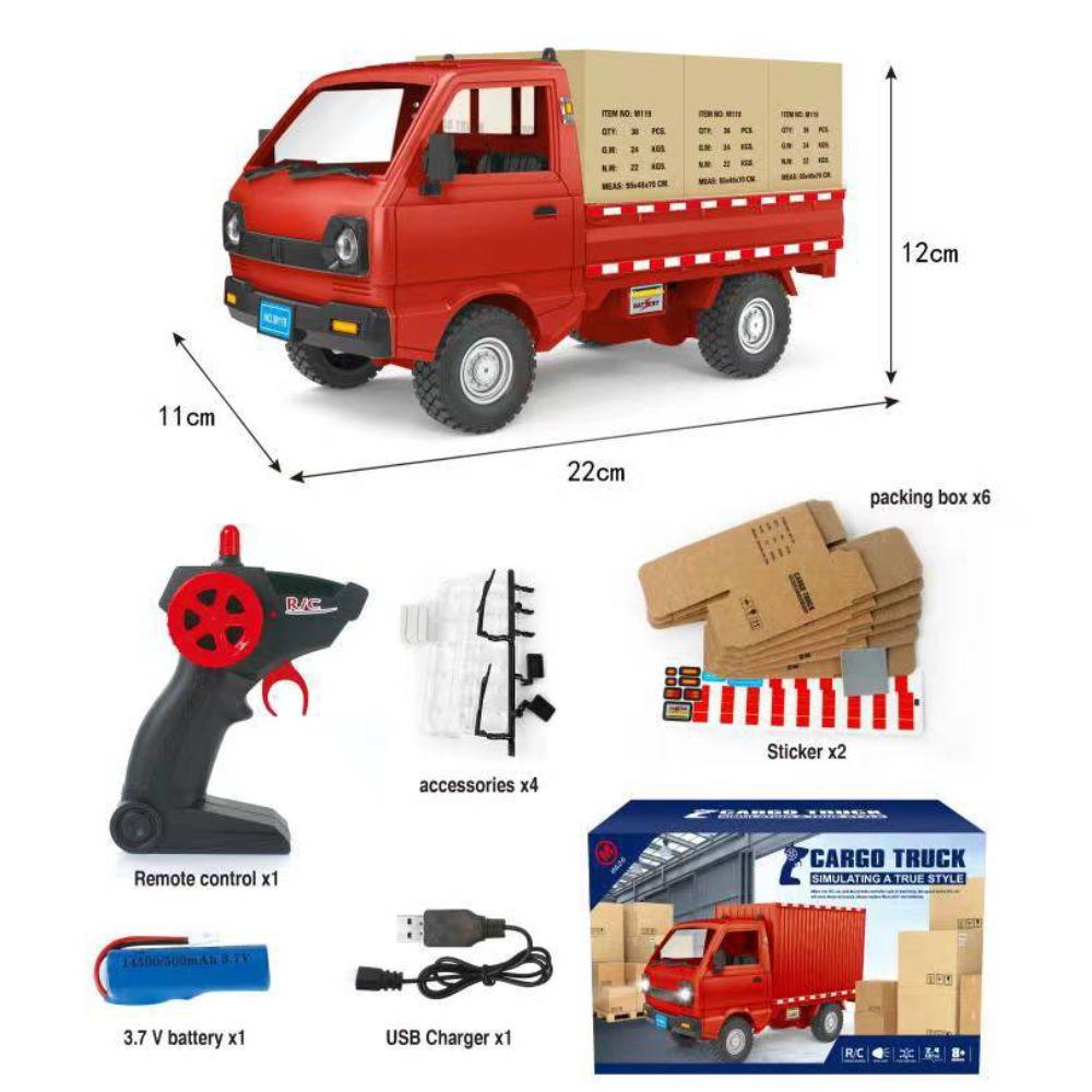 1:10 Remote Control Truck Micro Truck Remote Control Car Toy New Remote Control Van Indoor Play