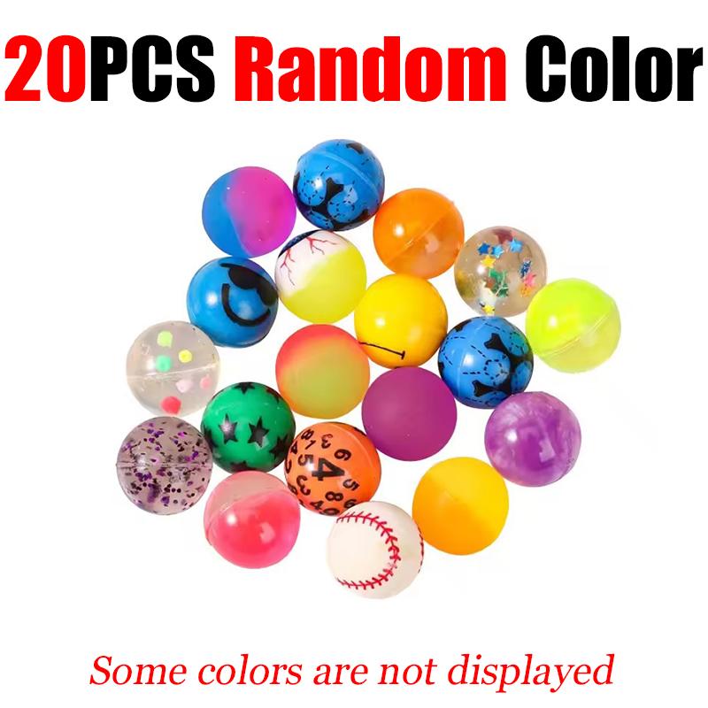 10/20PCS Multicolor Bouncy Ball Random Mix Styles Jumping Bead Balls Surprise Gift Party Giveaway Goodie Bags School Rewards ZYF