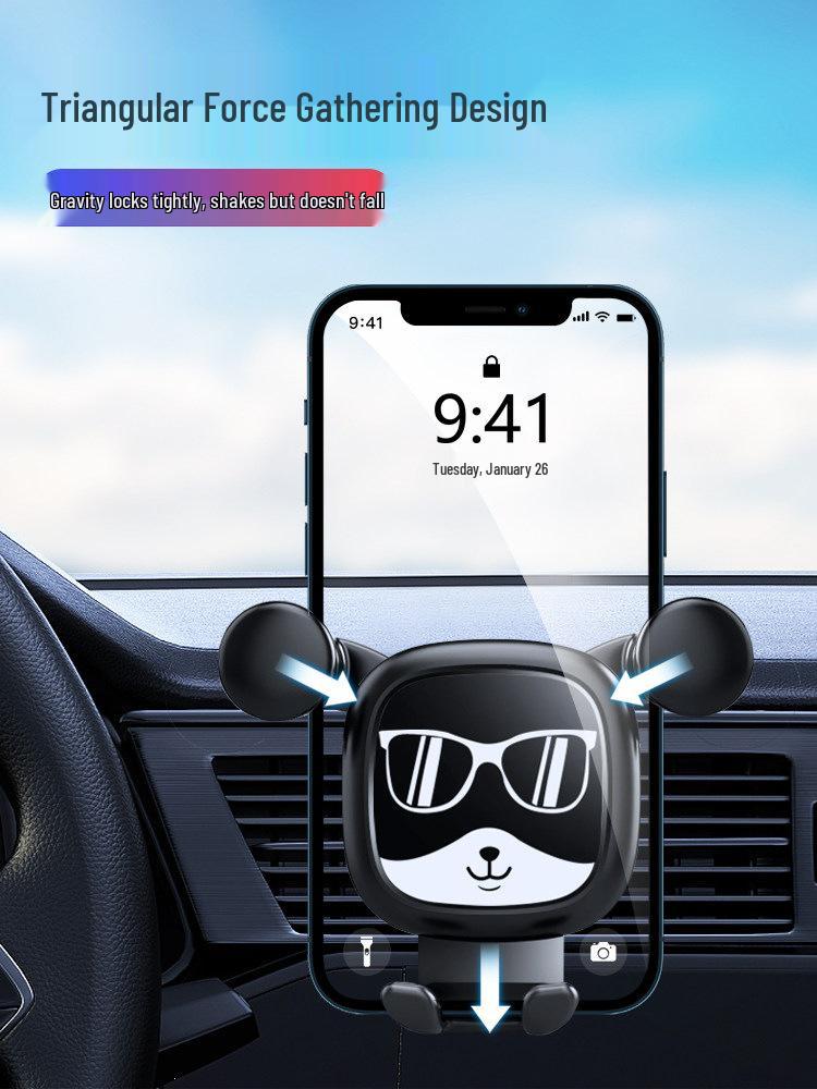 Gravity Car Air Vent Phone Holder for Navigation - New Model