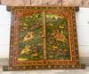Handmade Wooden Jharokha Wall Hanging: Royal Hunting Scene, Festival Decor Frame