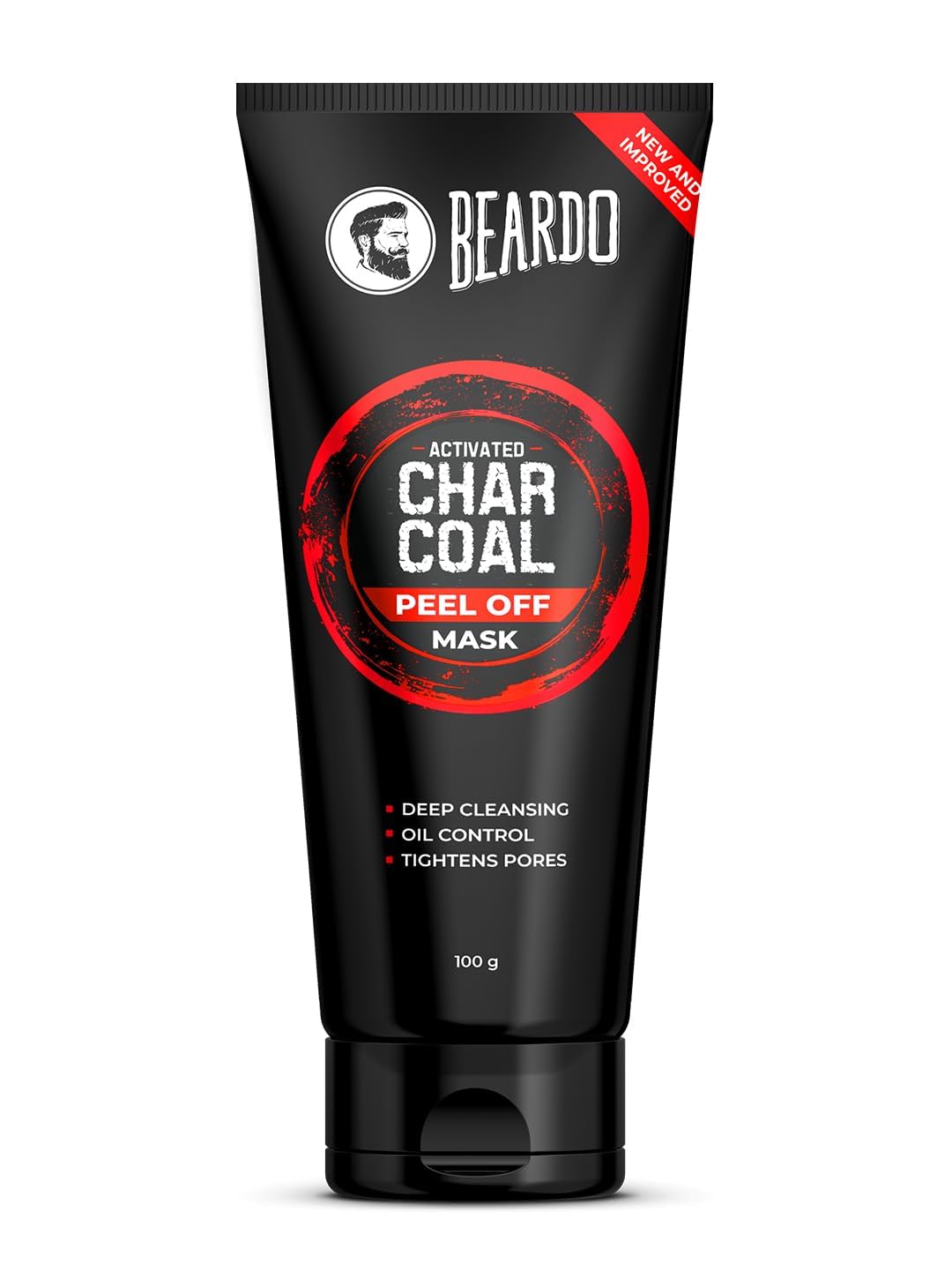 

Beardo Activated Charcoal Peel Off Mask 100 g Deep Cleansing Face Mask For Men Oil Control Blackhead Removal Skin Care
