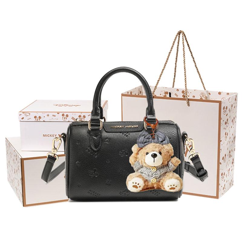 Disney Sweet Fresh Textured College Style Dating Commuting Daily Versatile Adjustable Strap Pillow Bag Boston Bag Crossbody Bag BMK-72618