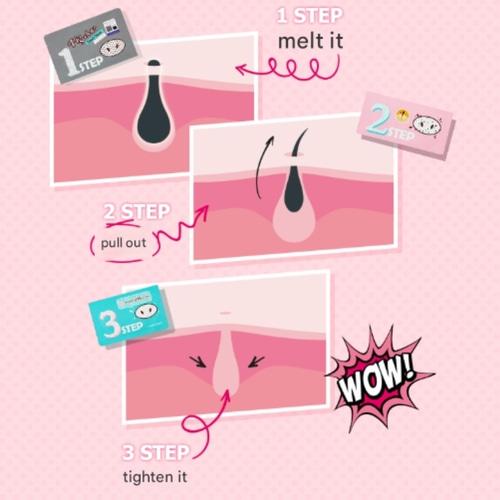 HOLIKA HOLIKA Čisticí 3kroková sada na černé tečky Pig Nose Clear