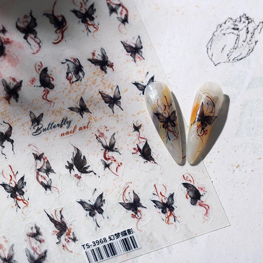 

Ferro TS-3968 Phantom Dream Butterfly Nail Art Stickers