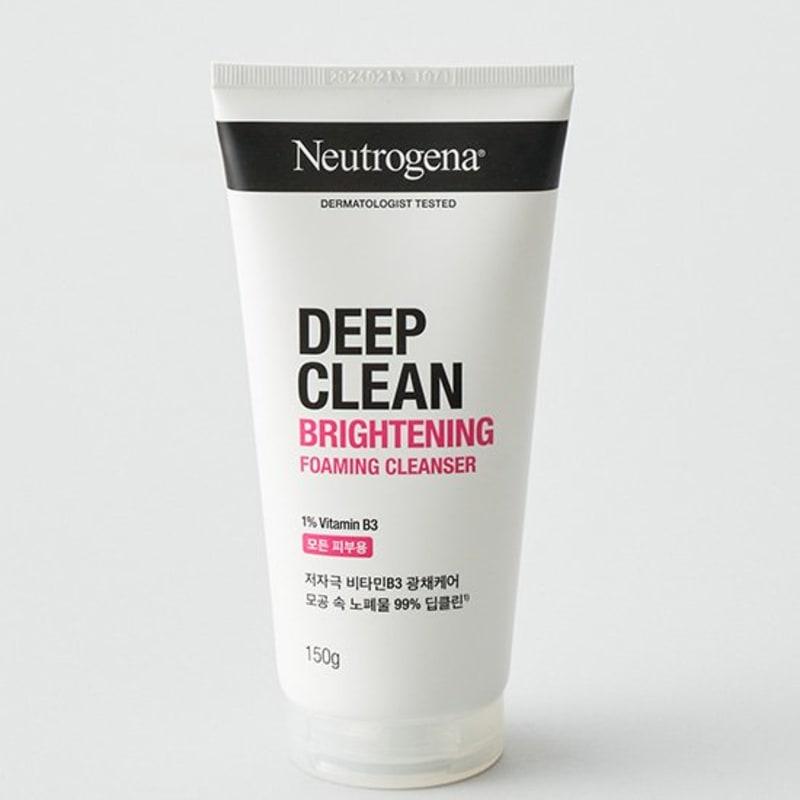 [Neutrogena] Deep Clean Brightening Foaming Cleanser 150g (NEW)