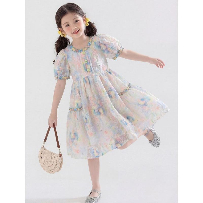 Sweet Girl s Dress - Summer Children s Princess Dress 130