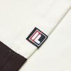 FILA Original Loose Fit Color Block Knit Short Sleeve T-Shirt Men tops F11M619105F-IV