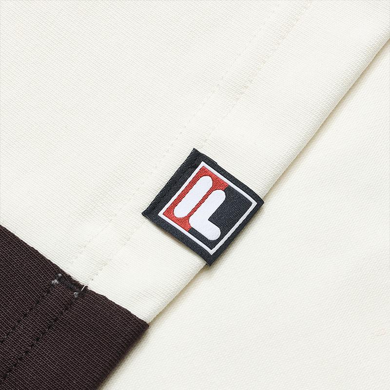 FILA Original Loose Fit Color Block Knit Short Sleeve T-Shirt Men tops F11M619105F-IV