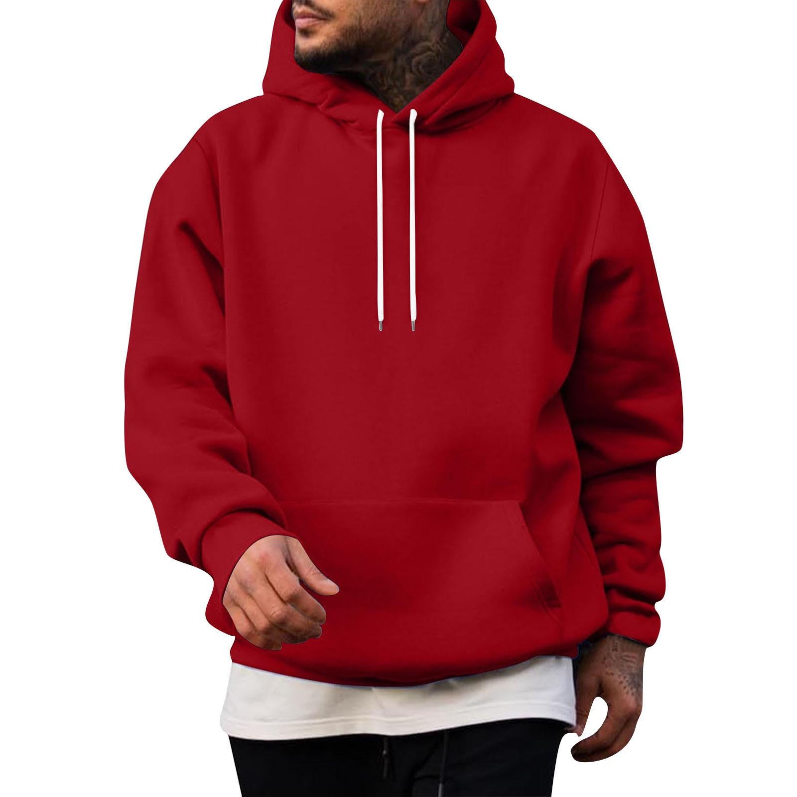 

Hooded Sports Tracksuit Unisex Running Outfits Long Sleeve Pullover Hoodies Sweatshirt M