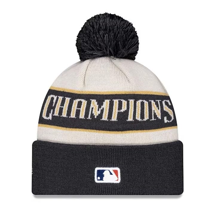 New Era 2025 World Series Champions Locker Room Cuffed Knit Los Angeles Dodgers MLB This item is a used Cap, Beanie. pre-owned item.