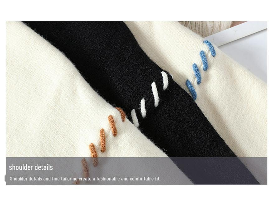 Men's Casual Round Neck Knitted Sweater - Autumn/Winter Collection