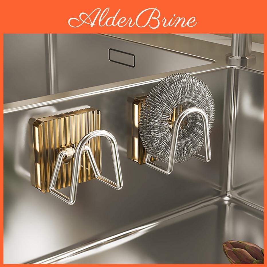 Sponge Acrylic Adhesive Sink Holder Sink Caddy Organizer Rack Storage Hook For Sponges Brushes Chopping Board Kitchen Accessorie