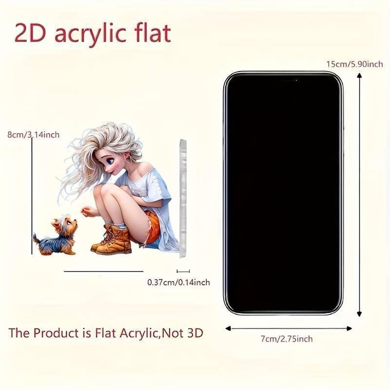 

Восхитительный акриловый кулон с мультяшной собакой для украшения салона автомобиля и подарков праздничный