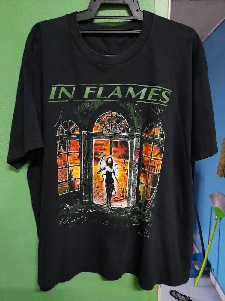 In Flames Band Tour T Shirt Full Size S-4XL