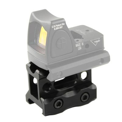 Riser Mount 1" Altura Picatinny Riser Mount Curto Liga de Alumínio Riser Base Mount 20mm Picatinny Rail