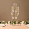 Acrylic 5-Head Candlestick Centerpiece for Weddings, Hotels, Restaurants, and Parties