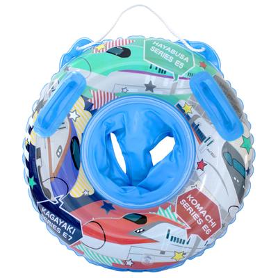 Eiwa Shinkansen Baby Swim Ring DX - Swim Ring, Float, Foothole, with Rope and Handle - for Toddlers and Children - Water Play, Swimming, Pool, Beach