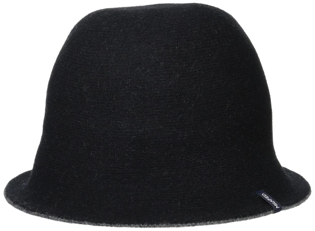Hat REVERSIBLE HAT BLACK ONE SIZE [Milk Fed] Women's