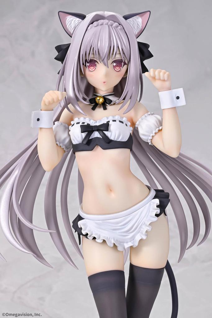 Tsuki ni Yorisou Otome no Sahou Sakurakoji Luna Cat Ear Maid Scale PVC Painted Complete Figure Q-six 1/6