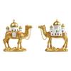 Camel Statue Home Decoration Figurine Animal Sculpture for Bookshelf Office Middle Eastern Classical Style Light Luxury Art