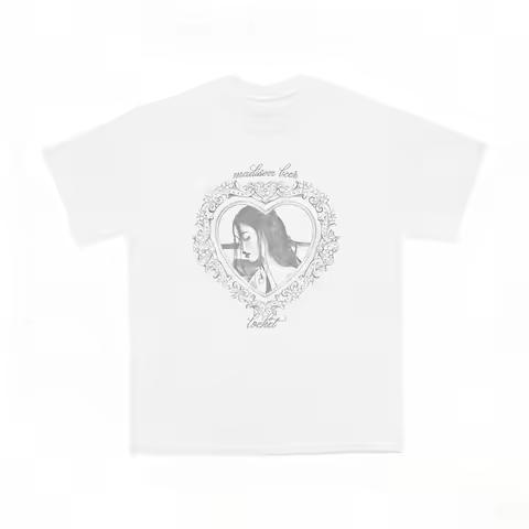 Madison Beer Medaillon Album 2026 Tour Grafik Baumwolle Unisex Shirt Y2k Hip Hop Stil Sommer Unisex Kurzarm T-Shirt Fan Geschenk