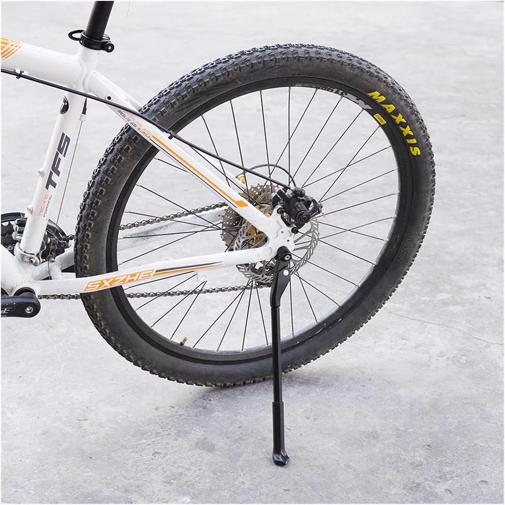 Side Stand Kickstand Motorcycle Kickstand 5mm QR Adjustable Side Stay Carbon Frame 26/27.5/29/700c Motorcycle Rack Stands Road