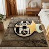 Football Team Crest Printed Office Carpet Chair Cushion  Entryway Rug, Rugs for Living Room, Bedroom Christmas gifts