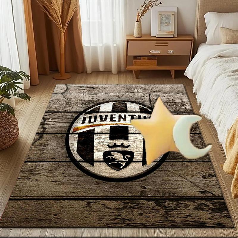 Football Team Crest Printed Office Carpet Chair Cushion  Entryway Rug, Rugs for Living Room, Bedroom Christmas gifts