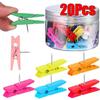 Xiaomi 20PCS-Wooden Push Pin Clip Set with Clear Storage Box for Cork Boards, Bulletin Boards, Photos and DIY Crafts